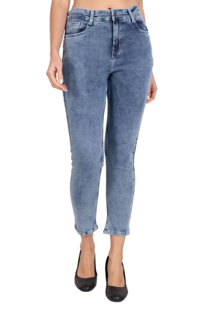Women Vintage Blue Skinny Jeans