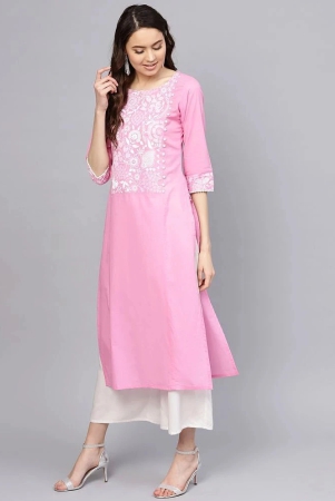 varanga-cotton-printed-straight-womens-kurti-pink-pack-of-1-none