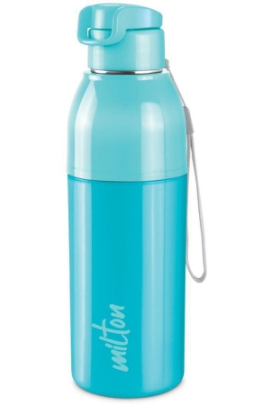 Milton - STEEL CONVEY 600,CYA Cyan School Water Bottle 520 mL ( Set of 1 ) - Cyan