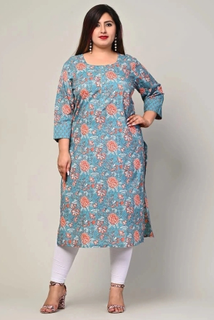 swasti-blue-cotton-womens-straight-kurti-pack-of-1-none