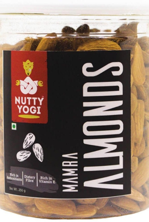 Nutty Yogi Mamra Almonds 250 Gm