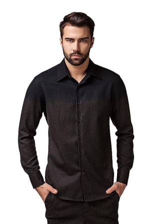 mens-plane-casual-shirts-black