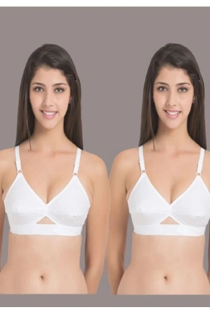 zourt-white-cotton-non-padded-womens-everyday-bra-pack-of-2-none