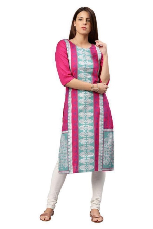 alena-pink-cotton-straight-kurti-m