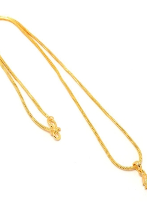 Jewar Mandi - Golden Pendant ( Pack of 1 ) - Golden