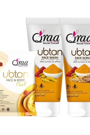 qraa-ubtan-kit-for-glow-and-brightening-ubtan-facewash-100g-ubtan-scrub-100g-ubtan-pack-50g