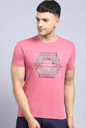 rodamo-men-pink-typography-printed-slim-fit-t-shirt