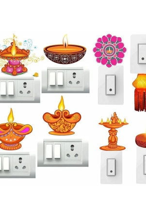 decor-villa-deepak-switch-board-sticker-festive-sticker-20-x-38-cms-