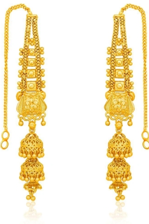 luv-fashion-golden-ear-chain-earrings-pack-of-1-golden