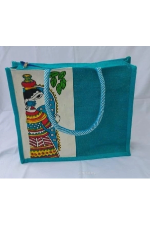 shopping-jute-bag-baby-blue-color