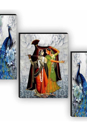 saf-radha-krishna-with-couple-peacock-modern-art-mdf-painting-without-frame