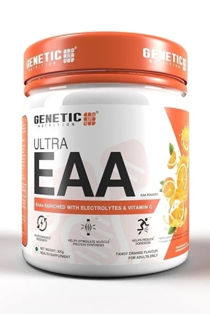 genetic-nutrition-eaa-powder-with-43g-bcaas-intra-workoutpost-workout-essential-amino-acids-and-hydration-complex-for-muscle-recovery-and-growth-flavour-tangy-orange-weight-300-grams-by-total-sporting-and-fitness-solutions-pvt-ltd