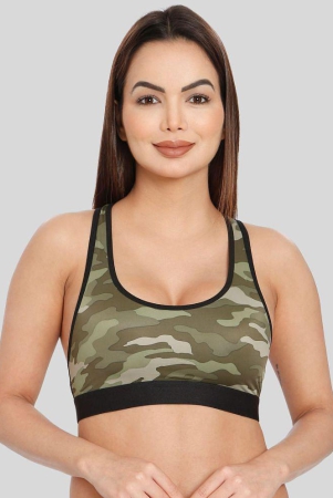 ilraso-green-nylon-non-padded-womens-racerback-bra-pack-of-1-none