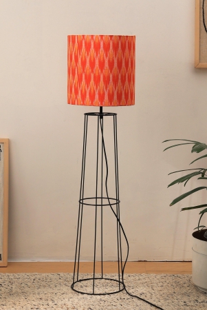 IKKAT Floor Lamp - Ikkat Fabric, Floor Lamp, Indian and Scandinavia fusion, modern lighting, trending floor lamp