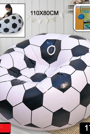 foldable-sofa-cartoon-style-inflatable-folding-chair-ball-chair-inflatable-sofa-for-adults-kids-size-110cm-x-80cm-football-sofa