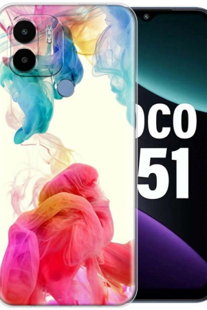 fashionury-multicolor-printed-back-cover-silicon-compatible-for-poco-c51-pack-of-1-