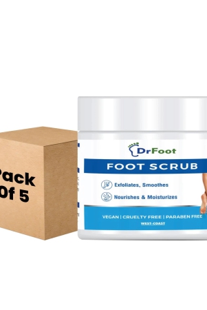 dr-foot-foot-scrub-with-tea-tree-sweet-almond-oil-exfoliator-for-dry-skin-softens-cracked-heels-paraben-free-100gm-pack-of-5-dr-foot-foot-scrub-with-tea-tree-sweet-almond-oil-exfoliator