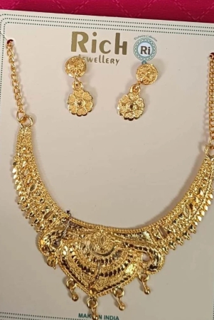 rich-gold-plated-kundan-necklace-set-with-earrings-for-women