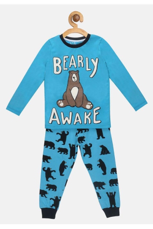 lazy-shark-little-marine-printed-boys-boys-nightwear-set-none