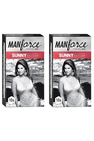 manforce-ribbed-dotted-sunny-edition-condoms-10-pcs-x-pack-of-2