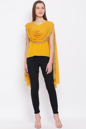 all-ways-you-yellow-polyester-womens-regular-top-xl