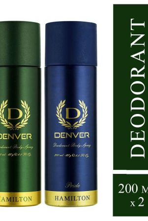 Denver Hamilton Deo & Pride Deo 200Ml Each (Pack Of 2)