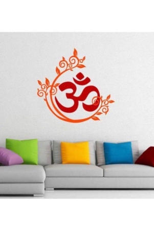 asmi-collection-beautiful-floral-om-religious-inspirational-sticker-60-x-60-cms-