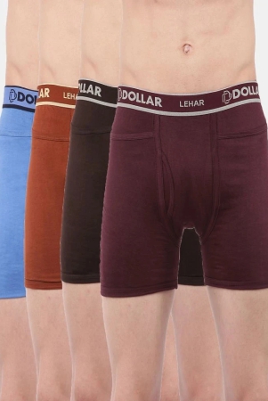 dollar-lehar-multicolor-combed-cotton-cotton-mens-trunks-pack-of-4-none