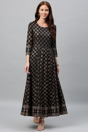 kipek-black-rayon-womens-anarkali-kurti-pack-of-1-none