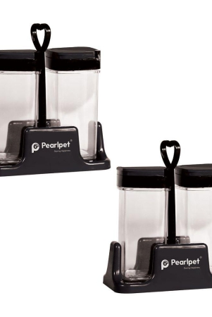 pearlpet-black-plastic-spice-container-set-of-4-100ml-ml-black