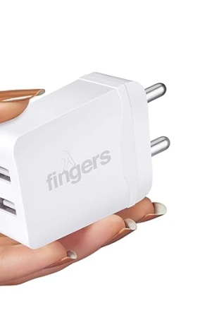 fingers-pa-dual-usb-power-adapterno-cable-white