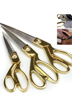 dkuy-beautiful-golden-handle-scissors-85-95-105-inch-for-cutting-clothes-and-fabrics-set-of-3