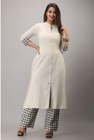 mauka-rayon-solid-kurti-with-palazzo-womens-stitched-salwar-suit-white-pack-of-1-none