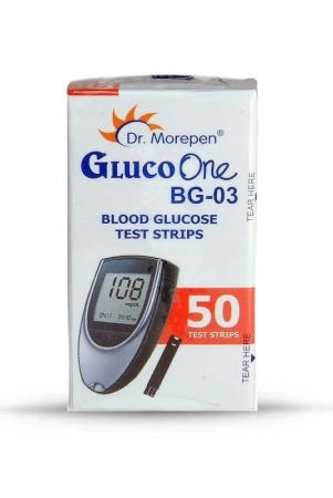 Dr morepen Glucometer BG 03 Test Strips 50 Strips