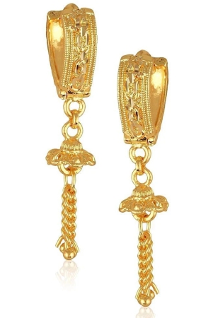 vighnaharta-golden-jhumki-earrings-pack-of-1-golden