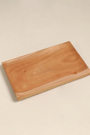 Hand Carved Natural Neem Wooden Tray 58  2024/1159-1 58