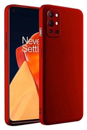 oneplus-9r-back-cover-case-liquid-silicone-red