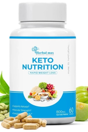 Herbal max Keto Nutriton Capsule 60 gm Fat Burner Capsule