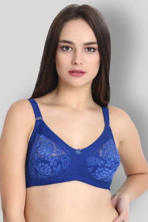 kyodo-blue-cotton-blend-non-padded-womens-everyday-bra-pack-of-1-38b