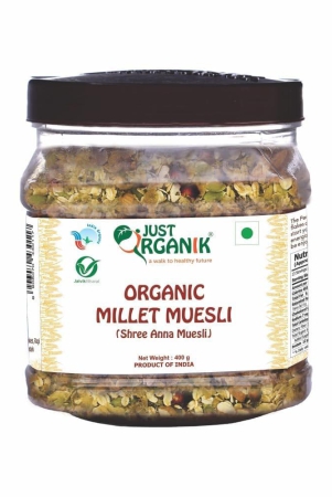 just-organik-millet-muesli-400g-healthy-breakfast-option-certified-organic-shree-anna-muesli