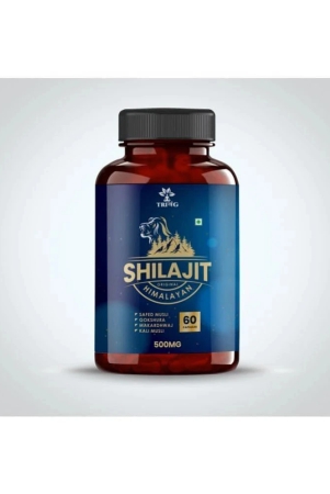 Trivang  Shilajit  Capsule with High Potent Shilajit ,Gokshura,Kaunchbeej and Safed Musli- 60 Capsules