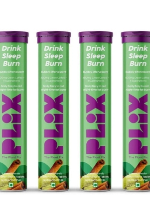 The Plant Fix Plix Drink Sleep Burn with Green Coffee(4 x 15 Tablets)