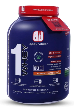 apex-vitals-1-whey-grass-fed-whey-27g-protein-10g-eaa-5g-bcaa-concentrate-80-60-isolate-86-40-digestive-enzymes-fda-efsa-fssai-certifiedmango-cheesecake-4lbs