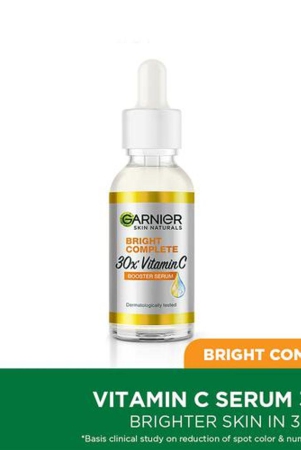 Garnier Bright Complete Vitamin C Booster Face Serum  Reduces Spots 30 ml