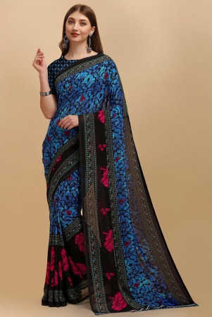 leelavati-blue-georgette-saree-with-blouse-piece-pack-of-1-blue