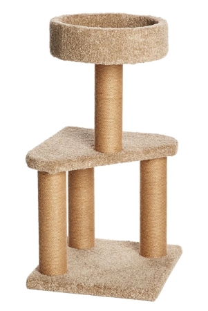 skatrs-feline-fortress-two-tier-cat-tree-with-sisal-post-toy-beige-26ft