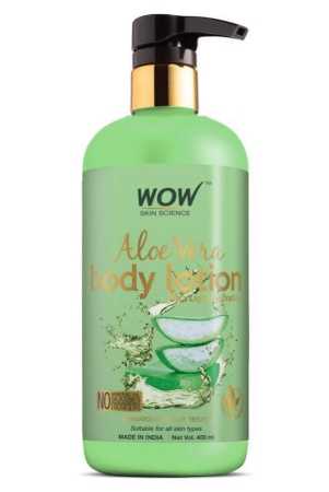 wow-skin-science-aloe-vera-body-lotion-ultra-light-hydration-no-mineral-oil-parabens-silicones-color-pg-400ml