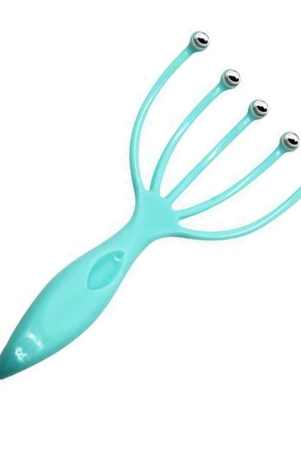 scalp-massager-tool-protable-handheld-five-fingers-claw-steel-ball-relaxation-head-massager-for-home-office-travel-blue-by-ruhi-fashion-india