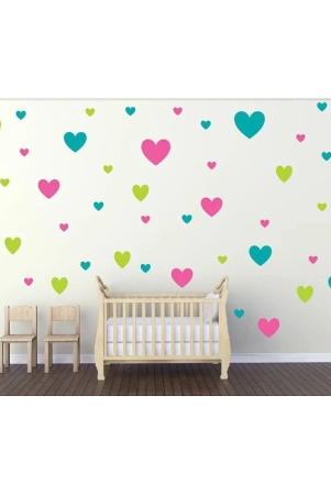 decor-villa-hearts-pvc-vinyl-multicolour-wall-stickers