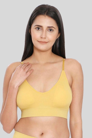 ilraso-mustard-nylon-removable-padding-womens-plunge-bra-pack-of-1-none